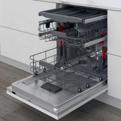 Посудомийна машина Whirlpool вбудована, 14компл., A+++, 60см, дисплей, інвертор, 3й кошик, білий (WIC3C33PFE) Посудомийна машина Whirlpool вбудована, 14компл., A+++, 60см, дисплей, інвертор, 3й кошик, білий (WIC3C33PFE)