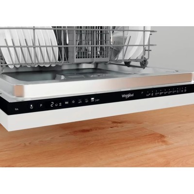 Посудомийна машина Whirlpool вбудована, 14компл., A+++, 60см, дисплей, інвертор, білий (WIO3C33E6.5)