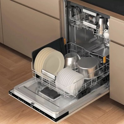 Посудомийна машина Whirlpool вбудована, 15компл., A+++, 60см, дисплей, 3й кошик, білий (W7IHT58T)