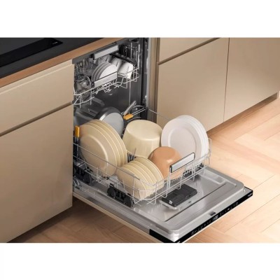 Посудомийна машина Whirlpool вбудована, 15компл., A+++, 60см, дисплей, 3й кошик, білий (W7IHT58T)