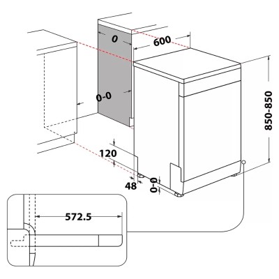 Посудомийна машина Whirlpool, 14компл., A++, 60см, дисплей, інв., нерж (W2FHD624X) Посудомийна машина Whirlpool, 14компл., A++, 60см, дисплей, інв., нерж (W2FHD624X)