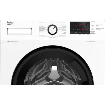 Пральна машина Beko фронтальна, 6кг, 1200, A+++, 45см, дисплей, інвертор, білий (WUE6612IXBW)