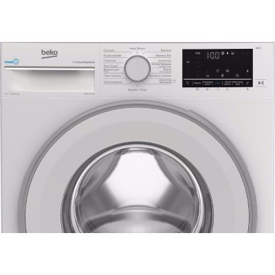 Пральна машина Beko фронтальна, 7кг, 1200, A+++, 49см, дисплей, SMART, пара, інв., білий (B3WFU5723W) Пральна машина Beko фронтальна, 7кг, 1200, A+++, 49см, дисплей, SMART, пара, інв., білий (B3WFU5723W)