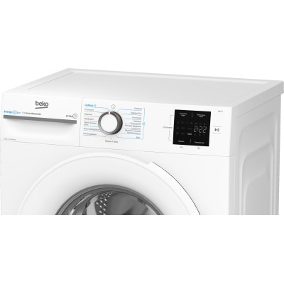Пральна машина Beko фронтальна, 7кг, 1200, A+++, 49см, дисплей, інвертор, пара, білий (BM1WFSU37233WW) Пральна машина Beko фронтальна, 7кг, 1200, A+++, 49см, дисплей, інвертор, пара, білий (BM1WFSU37233WW)