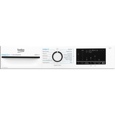 Пральна машина Beko фронтальна, 7кг, 1200, A+++, 50см, дисплей, інвертор, пара, білий (BM3WFSU47235WB) Пральна машина Beko фронтальна, 7кг, 1200, A+++, 50см, дисплей, інвертор, пара, білий (BM3WFSU47235WB)
