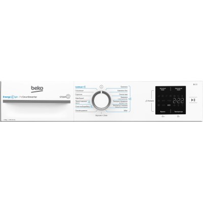 Пральна машина Beko фронтальна, 8кг, 1000, A+++, 55см, дисплей, інвертор, пара, білий (BM1WFSU38033WW) Пральна машина Beko фронтальна, 8кг, 1000, A+++, 55см, дисплей, інвертор, пара, білий (BM1WFSU38033WW)