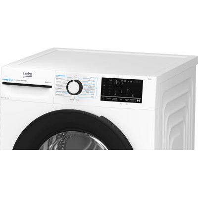 Пральна машина Beko фронтальна, 8кг, 1400, A+++, 55см, дисплей, інвертор, пара, білий (BM3WFSU48435WB) Пральна машина Beko фронтальна, 8кг, 1400, A+++, 55см, дисплей, інвертор, пара, білий (BM3WFSU48435WB)