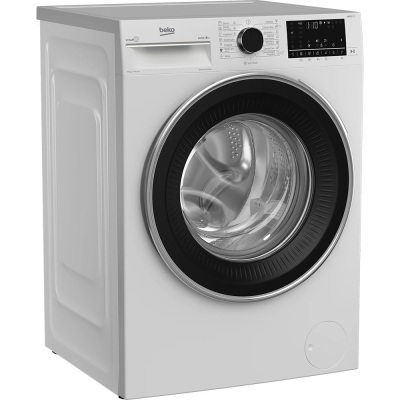 Пральна машина Beko фронтальна, 8кг, 1400, A+++, 55см, дисплей, пар, інвертор, AutoDose, білий (B5WFU58436W) Пральна машина Beko фронтальна, 8кг, 1400, A+++, 55см, дисплей, пар, інвертор, AutoDose, білий (B5WFU58436W)