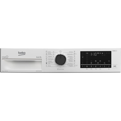 Пральна машина Beko фронтальна, 8кг, 1400, A+++, 55см, дисплей, пар, інвертор, AutoDose, білий (B5WFU58436W) Пральна машина Beko фронтальна, 8кг, 1400, A+++, 55см, дисплей, пар, інвертор, AutoDose, білий (B5WFU58436W)