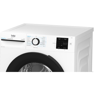 Пральна машина Beko фронтальна, 9кг, 1200, A+++, 55см, дисплей, інвертор, пара, білий (BM1WFU39233WB) Пральна машина Beko фронтальна, 9кг, 1200, A+++, 55см, дисплей, інвертор, пара, білий (BM1WFU39233WB)