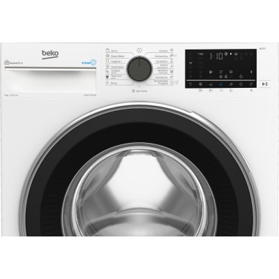 Пральна машина Beko фронтальна, 9кг, 1400, A+++, 55см, дисплей, SMART, пара, інв., білий (B3WFU5943W) Пральна машина Beko фронтальна, 9кг, 1400, A+++, 55см, дисплей, SMART, пара, інв., білий (B3WFU5943W)