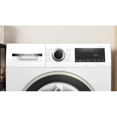 Пральна машина Bosch фронтальна, 9кг, 1400, A+++, 59см, дисплей, білий (WGA14400UA)