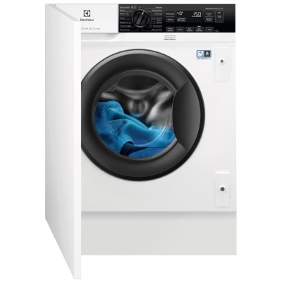 Пральна машина Electrolux вбудована фронтальна, 8кг, 1400, A+++, 55см, дисплей, пара, інвертор, білий (EW7N7F348SUI) Пральна машина Electrolux вбудована фронтальна, 8кг, 1400, A+++, 55см, дисплей, пара, інвертор, білий (EW7N7F348SUI)