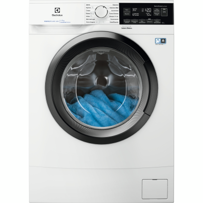Пральна машина Electrolux фронтальна, 7кг, 1400, A+++, 48см, дисплей, інвертор, білий (EW6SM347DU) Пральна машина Electrolux фронтальна, 7кг, 1400, A+++, 48см, дисплей, інвертор, білий (EW6SM347DU)