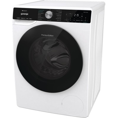 Пральна машина Gorenje фронтальна, 10кг, 1400, A+++, 60см, дисплей, інвертор, пара, Wi-Fi, підсвітка барабану, білий (WNS14A4TWI Пральна машина Gorenje фронтальна, 10кг, 1400, A+++, 60см, дисплей, інвертор, пара, Wi-Fi, підсвітка барабану, білий (WNS14A4TWI