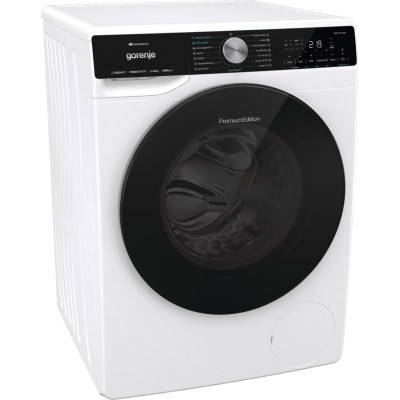 Пральна машина Gorenje фронтальна, 10кг, 1400, A+++, 60см, дисплей, інвертор, пара, Wi-Fi, підсвітка барабану, білий (WNS14A4TWI Пральна машина Gorenje фронтальна, 10кг, 1400, A+++, 60см, дисплей, інвертор, пара, Wi-Fi, підсвітка барабану, білий (WNS14A4TWI