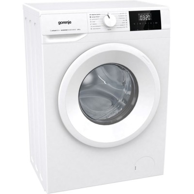 Пральна машина Gorenje фронтальна, 6кг, 1000, A+++, 43.5см, дисплей, пар, інвертор, білий (WNGPI61SBS)