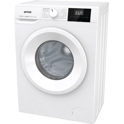 Пральна машина Gorenje фронтальна, 6кг, 1000, A+++, 43.5см, дисплей, пар, інвертор, білий (WNGPI61SBS)