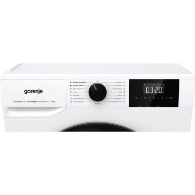Пральна машина Gorenje фронтальна, 6кг, 1200, A+++, 43.5см, дисплей, пар, інвертор, білий (W3NGPI62SBS) Пральна машина Gorenje фронтальна, 6кг, 1200, A+++, 43.5см, дисплей, пар, інвертор, білий (W3NGPI62SBS)