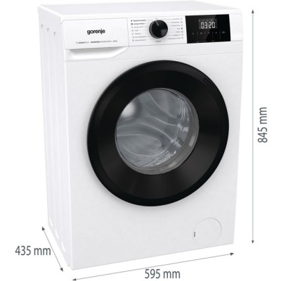 Пральна машина Gorenje фронтальна, 7кг, 1200, A++, 43.5см, дисплей, пар, інвертор, білий (W3NGPI72SBS) Пральна машина Gorenje фронтальна, 7кг, 1200, A++, 43.5см, дисплей, пар, інвертор, білий (W3NGPI72SBS)