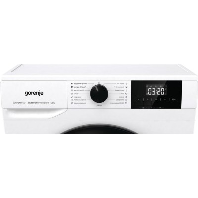 Пральна машина Gorenje фронтальна, 7кг, 1200, A++, 43.5см, дисплей, пар, інвертор, білий (W3NGPI72SBS) Пральна машина Gorenje фронтальна, 7кг, 1200, A++, 43.5см, дисплей, пар, інвертор, білий (W3NGPI72SBS)