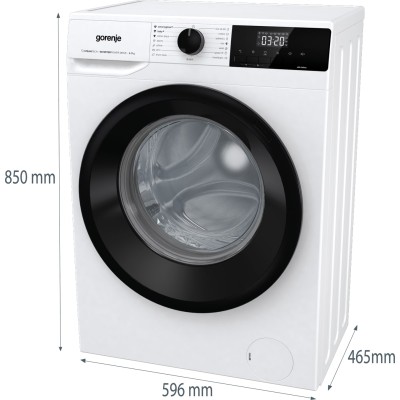 Пральна машина Gorenje фронтальна, 7кг, 1400, A+++, 47см, дисплей, пара, інвертор, білий (WNHEI74SAS) Пральна машина Gorenje фронтальна, 7кг, 1400, A+++, 47см, дисплей, пара, інвертор, білий (WNHEI74SAS)
