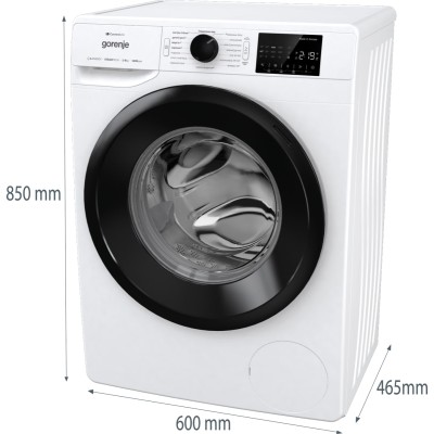 Пральна машина Gorenje фронтальна, 8кг, 1200, A+++, 46,5см, дисплей, інвертор, пара, Wi-Fi, білий (WPNEI82SBSWIFI) Пральна машина Gorenje фронтальна, 8кг, 1200, A+++, 46,5см, дисплей, інвертор, пара, Wi-Fi, білий (WPNEI82SBSWIFI)