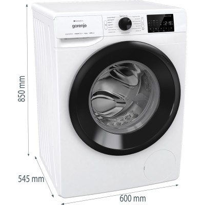 Пральна машина Gorenje фронтальна, 8кг, 1400, A+++, 55см, дисплей, інвертор, пара, Wi-Fi, білий (WPNEI84A1SWIFI) Пральна машина Gorenje фронтальна, 8кг, 1400, A+++, 55см, дисплей, інвертор, пара, Wi-Fi, білий (WPNEI84A1SWIFI)