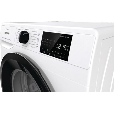 Пральна машина Gorenje фронтальна, 9кг, 1400, A+++, 46,5см, дисплей, інвертор, пара, Wi-Fi, білий (WPNEI94A1SWIFI)