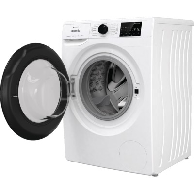 Пральна машина Gorenje фронтальна, 9кг, 1400, A+++, 46,5см, дисплей, інвертор, пара, Wi-Fi, білий (WPNEI94A1SWIFI)