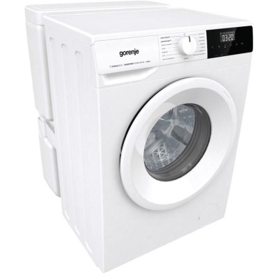 Пральна машина Gorenje фронтальна, з баком, 7кг, 1200, A+, 60см, дисплей, пар, інвертор, білий (WNHPI72SCSIRV)