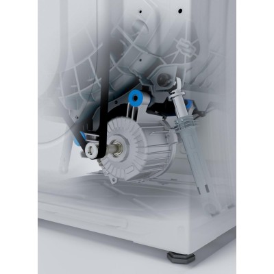 Пральна машина Gorenje фронтальна, з баком, 7кг, 1200, A+, 60см, дисплей, пар, інвертор, білий (WNHPI72SCSIRV)
