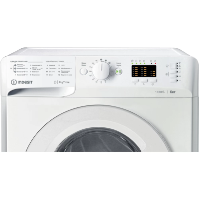 Пральна машина Indesit фронтальна, 6кг, 1000, A++, 43см, білий (OMTWSA61052WUA) Пральна машина Indesit фронтальна, 6кг, 1000, A++, 43см, білий (OMTWSA61052WUA)