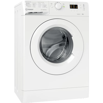 Пральна машина Indesit фронтальна, 6кг, 1000, A++, 43см, білий (OMTWSA61052WUA) Пральна машина Indesit фронтальна, 6кг, 1000, A++, 43см, білий (OMTWSA61052WUA)