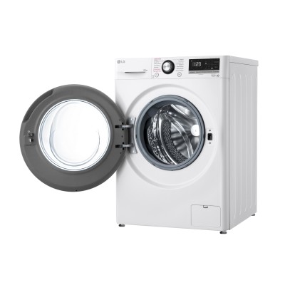 Пральна машина LG фронтальна, 10.5кг, 1400, A+++, 57см, дисплей, пара, інвертор, білий (F4V3RS6WW)