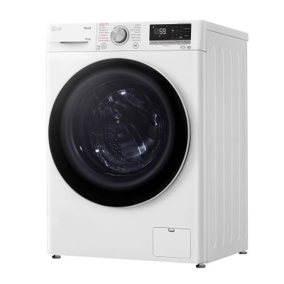 Пральна машина LG фронтальна, 10.5кг, 1400, A+++, 57см, дисплей, пара, інвертор, білий (F4V5RS0WW)