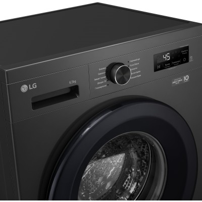 Пральна машина LG фронтальна, 6.5кг, 1200, A+++, 44см, дисплей, пара, інвертор, чорний (F2Y1WS6J) Пральна машина LG фронтальна, 6.5кг, 1200, A+++, 44см, дисплей, пара, інвертор, чорний (F2Y1WS6J)