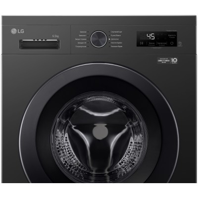 Пральна машина LG фронтальна, 6.5кг, 1200, A+++, 44см, дисплей, пара, інвертор, чорний (F2Y1WS6J) Пральна машина LG фронтальна, 6.5кг, 1200, A+++, 44см, дисплей, пара, інвертор, чорний (F2Y1WS6J)