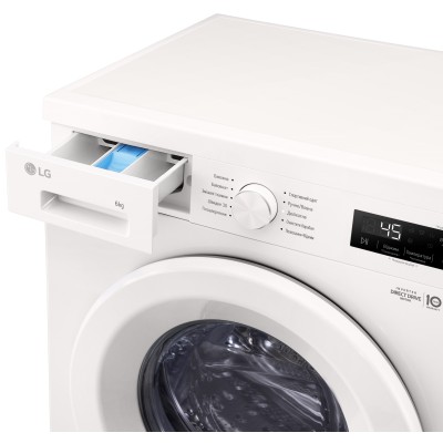 Пральна машина LG фронтальна, 6кг, 1200, A+++, 44см, дисплей, пара, інвертор, білий (F2Y1NS3W) Пральна машина LG фронтальна, 6кг, 1200, A+++, 44см, дисплей, пара, інвертор, білий (F2Y1NS3W)