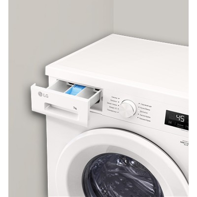 Пральна машина LG фронтальна, 7кг, 1200, A+++, 44см, дисплей, пара, інвертор, білий (F2Y1HS3W) Пральна машина LG фронтальна, 7кг, 1200, A+++, 44см, дисплей, пара, інвертор, білий (F2Y1HS3W)