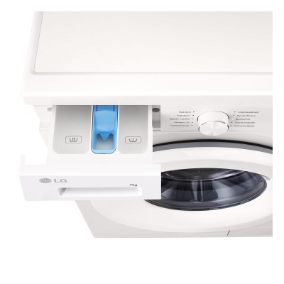 Пральна машина LG фронтальна, 7кг, 1200, A+++, 44см, дисплей, пара, інвертор, білий (F2Y1HS3W) Пральна машина LG фронтальна, 7кг, 1200, A+++, 44см, дисплей, пара, інвертор, білий (F2Y1HS3W)