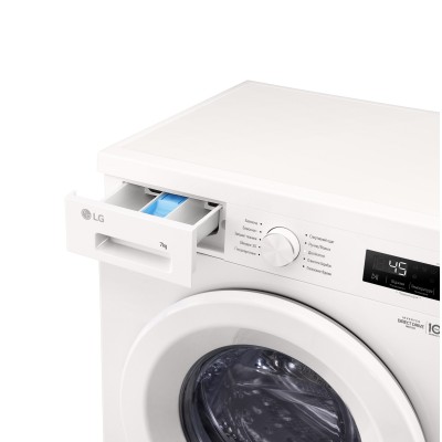 Пральна машина LG фронтальна, 7кг, 1200, A+++, 44см, дисплей, пара, інвертор, білий (F2Y1HS3W) Пральна машина LG фронтальна, 7кг, 1200, A+++, 44см, дисплей, пара, інвертор, білий (F2Y1HS3W)