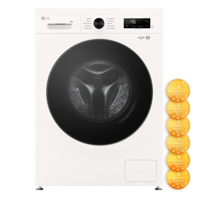 Пральна машина LG фронтальна, 7кг, 1200, A+++, 44см, дисплей, пара, інвертор, білий (F2Y1HS5W) Пральна машина LG фронтальна, 7кг, 1200, A+++, 44см, дисплей, пара, інвертор, білий (F2Y1HS5W)