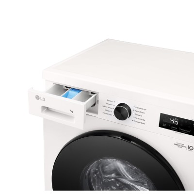Пральна машина LG фронтальна, 7кг, 1200, A+++, 44см, дисплей, пара, інвертор, білий (F2Y1HS5W) Пральна машина LG фронтальна, 7кг, 1200, A+++, 44см, дисплей, пара, інвертор, білий (F2Y1HS5W)