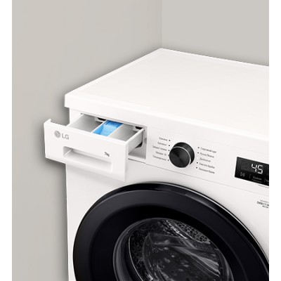 Пральна машина LG фронтальна, 7кг, 1200, A+++, 44см, дисплей, пара, інвертор, білий (F2Y1HS6W) Пральна машина LG фронтальна, 7кг, 1200, A+++, 44см, дисплей, пара, інвертор, білий (F2Y1HS6W)