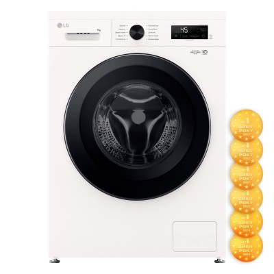 Пральна машина LG фронтальна, 7кг, 1200, A+++, 44см, дисплей, пара, інвертор, білий (F2Y1HS6W) Пральна машина LG фронтальна, 7кг, 1200, A+++, 44см, дисплей, пара, інвертор, білий (F2Y1HS6W)