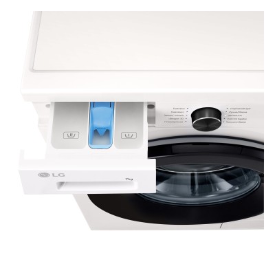 Пральна машина LG фронтальна, 7кг, 1200, A+++, 44см, дисплей, пара, інвертор, білий (F2Y1HS6W) Пральна машина LG фронтальна, 7кг, 1200, A+++, 44см, дисплей, пара, інвертор, білий (F2Y1HS6W)