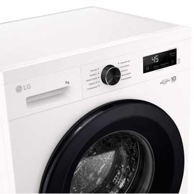 Пральна машина LG фронтальна, 7кг, 1200, A+++, 44см, дисплей, пара, інвертор, білий (F2Y1HS6W) Пральна машина LG фронтальна, 7кг, 1200, A+++, 44см, дисплей, пара, інвертор, білий (F2Y1HS6W)