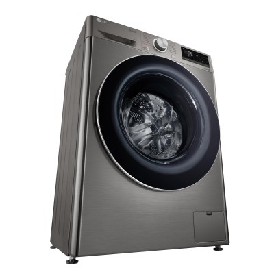 Пральна машина LG фронтальна, 7кг, 1200, A+++, 48см, дисплей, пара, інвертор, cріблястий (F2V5HS2PW)
