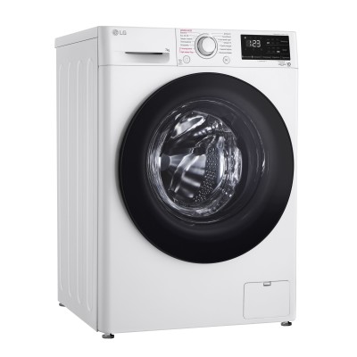 Пральна машина LG фронтальна, 7кг, 1200, A+++, 48см, дисплей, пара, інвертор, білий (F2V3HS7WW)